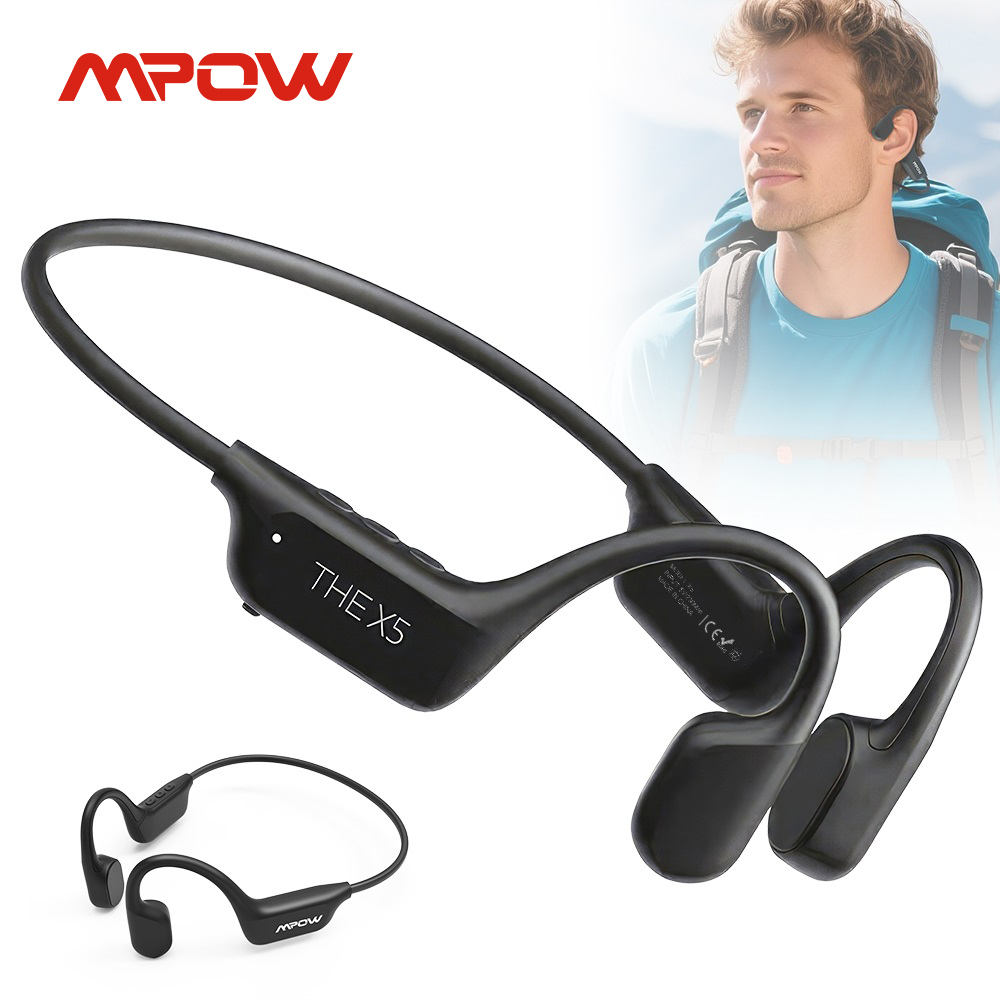 Bone Conduction Running Headphones - Mpow X5 Headphone Konduksi Tulang Headphone