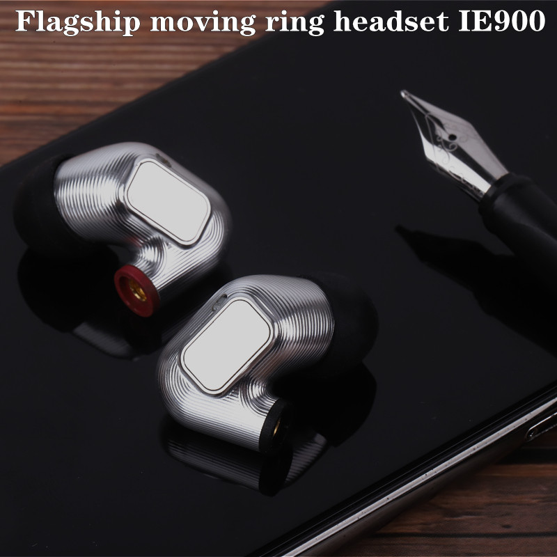 Planar Magnetic Iem Earphones - IE900 IEM asli Headset logam dalam