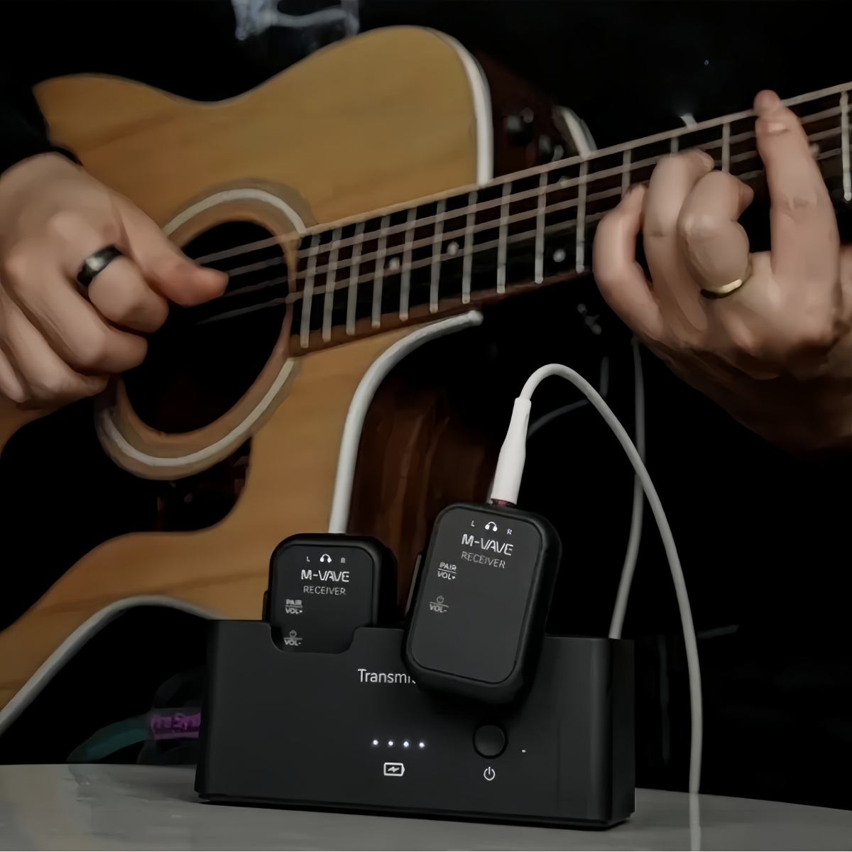 In Ear Monitors For Singers - Sistem Monitoring In-Ear Nirkabel M-VAVE WP-12,