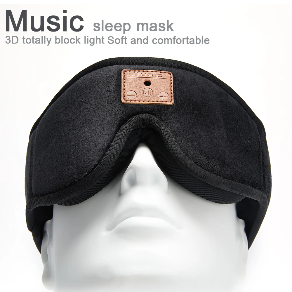 Sleep Mask Headphones Bluetooth - Masker Tidur 3D dengan Earphone Bluetooth