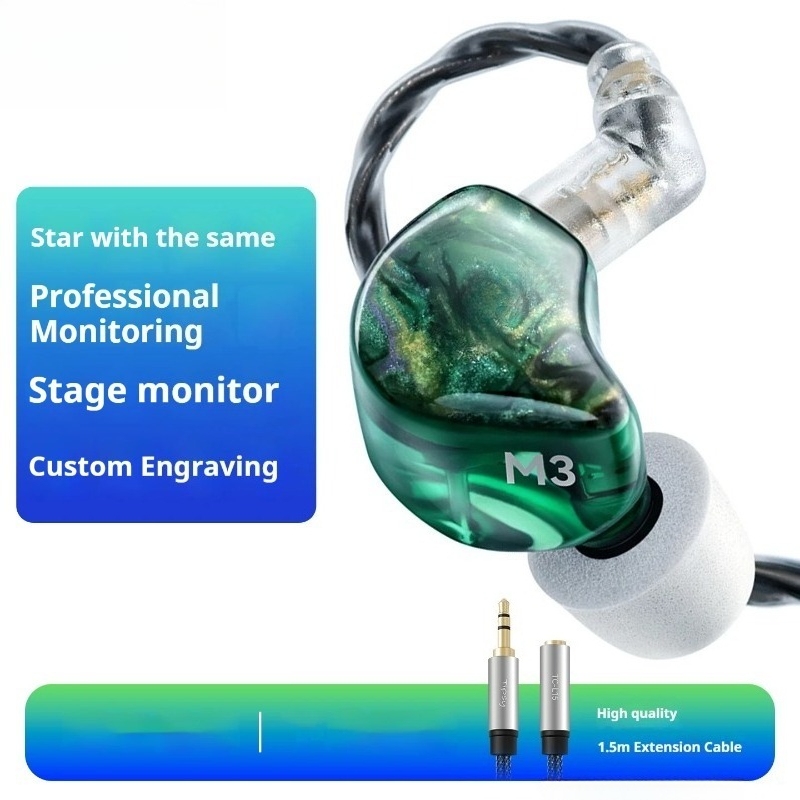 In Ear Monitors For Singers - Earphone Monitoring M3 In-Ear Berkabel dengan