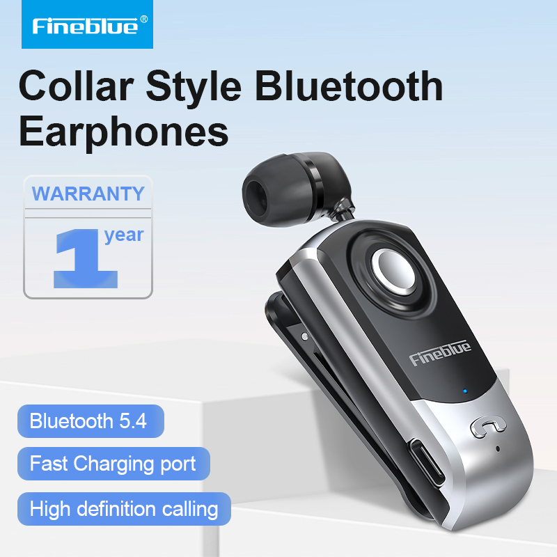 Type C Wired Earphones With Mic - Fineblue F960 Headset Bluetooth nirkabel, Headphone