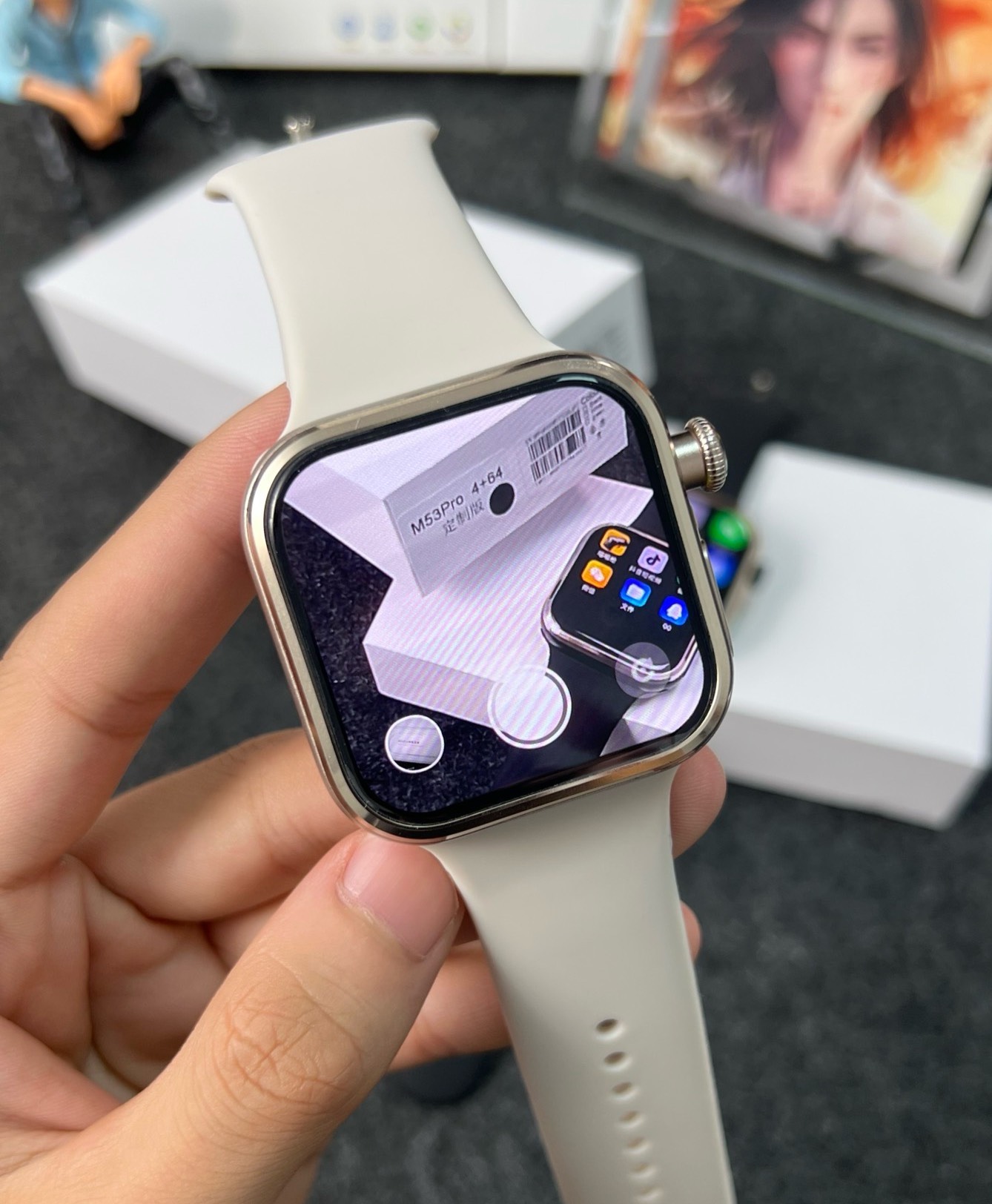 [Wide Screen M53Pro] Jam tanga - Smartwatches ulasan dan harga