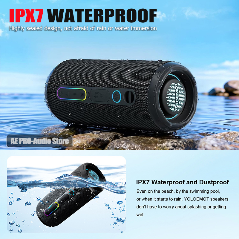 Speaker Bluetooth Portabel 30W - Portable Bluetooth Speaker Waterproof Ipx7 ulasan dan harga