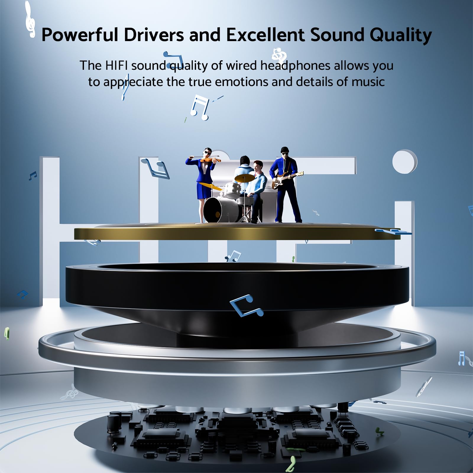 Headset Kontrol Volume Tipe C  - Type C Wired Earphones With Mic ulasan dan harga