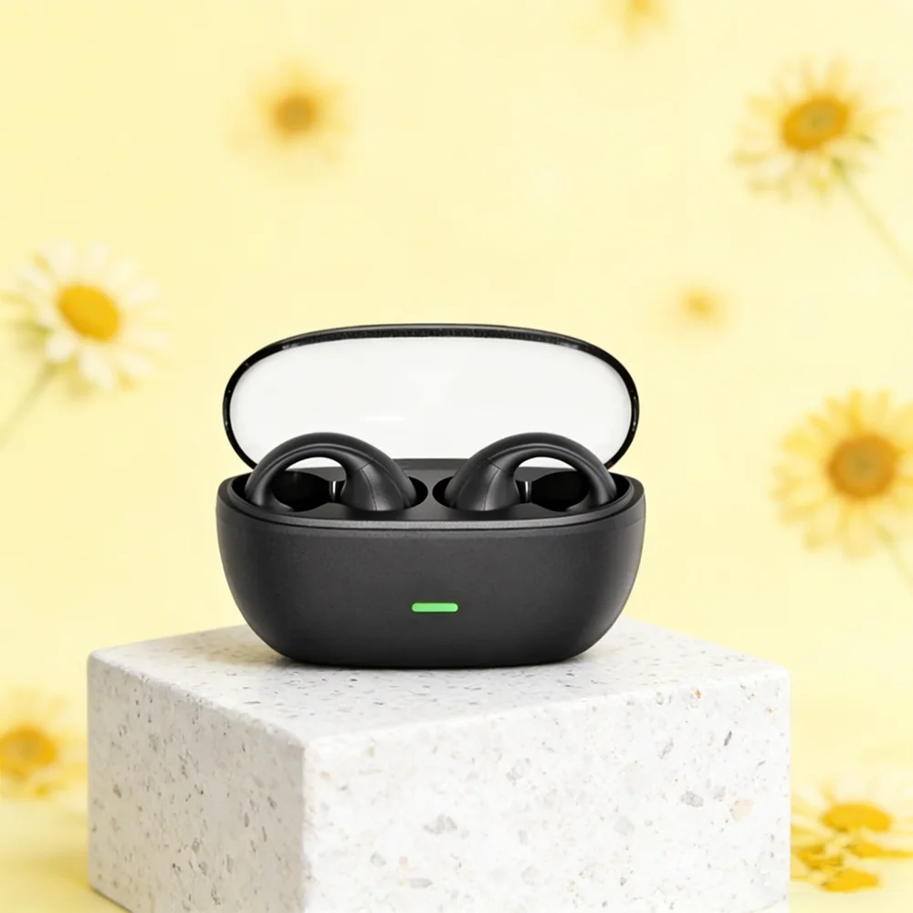 Headset Bluetooth 5.3 Nirkabel - Open Ear Air Conduction Headphones ulasan dan harga