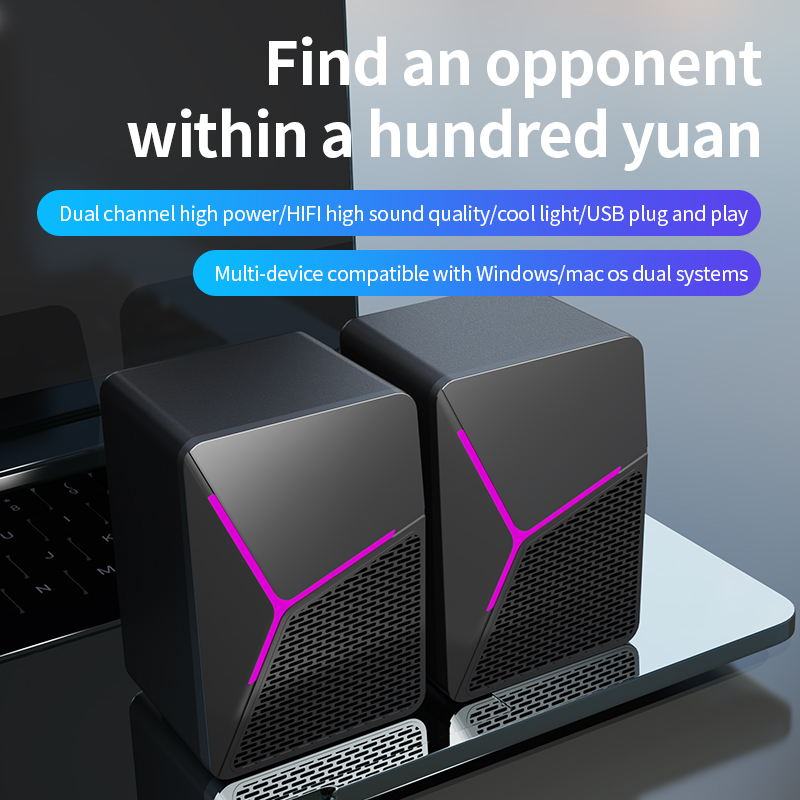 Speaker Komputer Gaming RGB So - Rgb Computer Soundbar For Pc ulasan dan harga