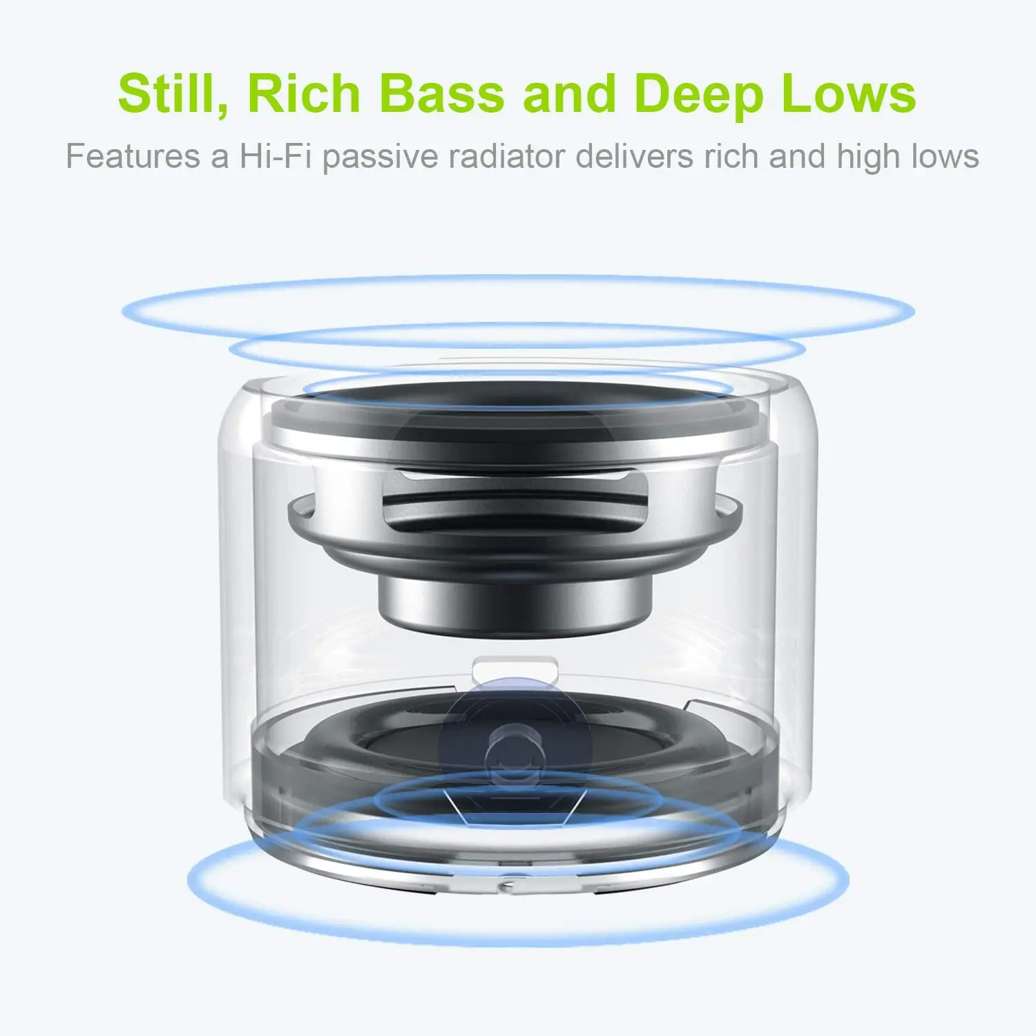 IWA A106 Pro Speaker Bluetooth - Portable Bluetooth Speaker Waterproof Ipx7 ulasan dan harga