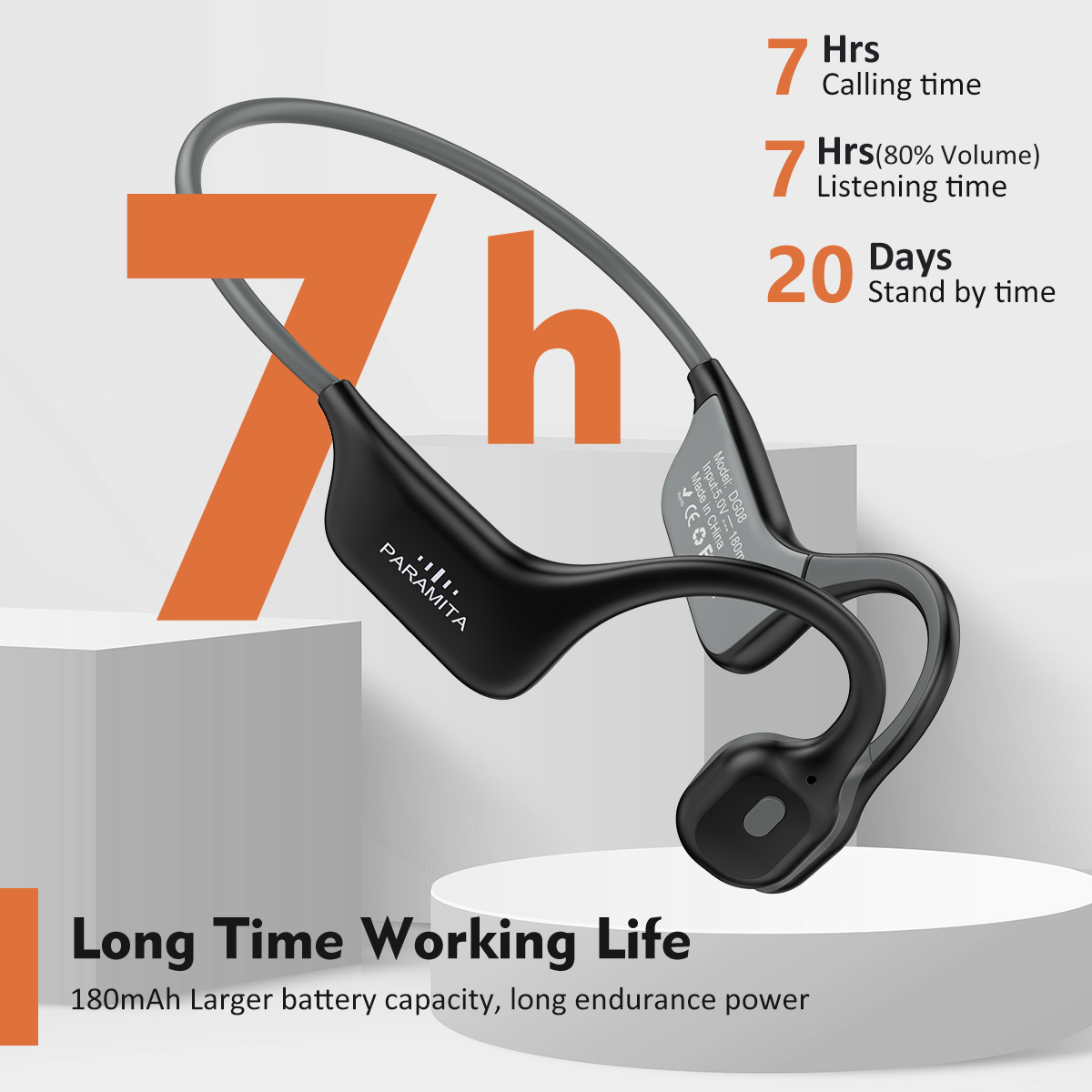 2024 klasik DG08 Headphone kon - Bone Conduction Running Headphones ulasan dan harga