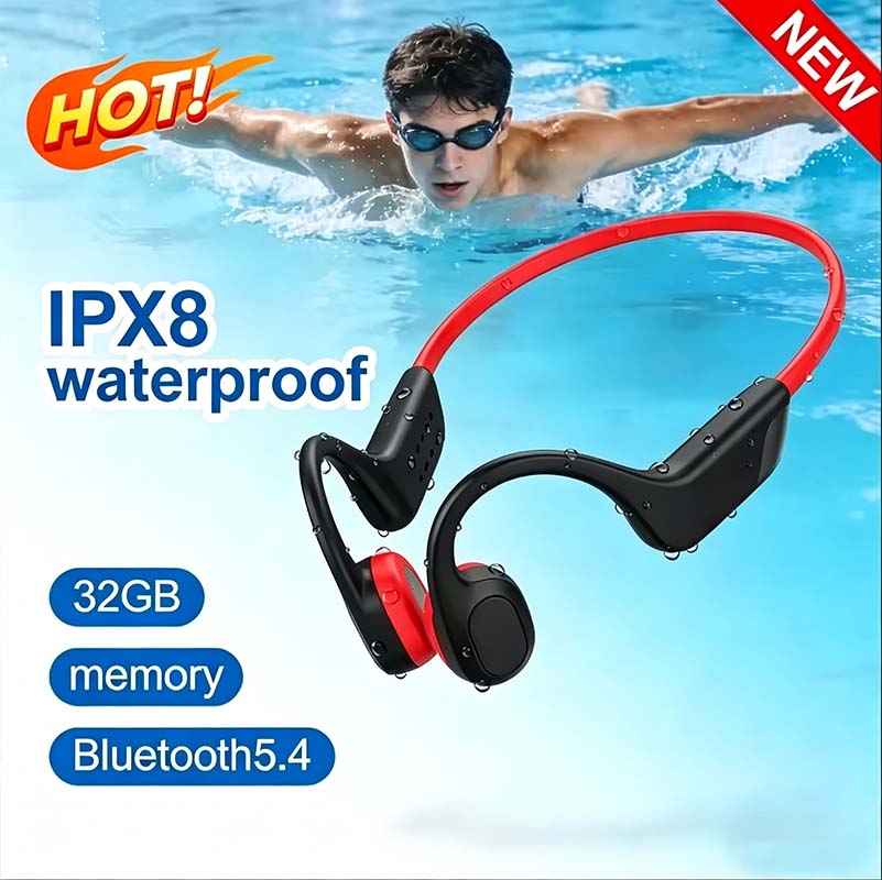 Earbud Bluetooth Konduksi Tula - Bone Conduction Running Headphones ulasan dan harga