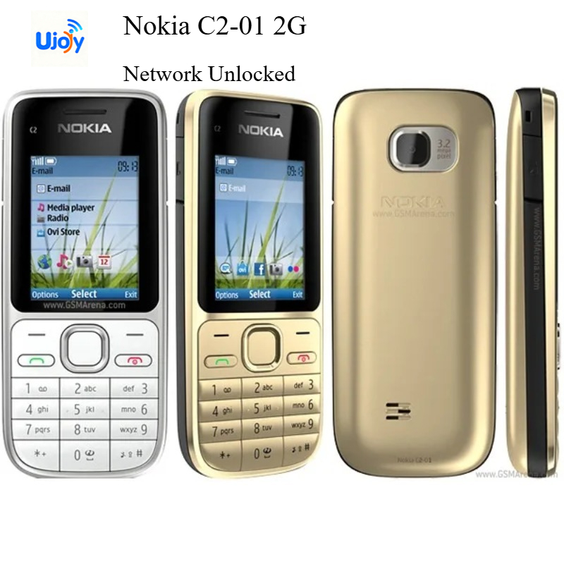 Ponsel Nokia C2-01 Tidak Terku - Cameras ulasan dan harga